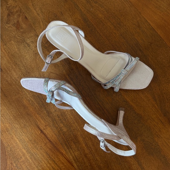 DB Rhinestone Kitten Heels - Picture 4 of 4